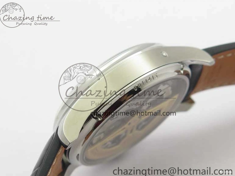 MIROTIME 0314 Portugieser Perpetual Calendar IW503301 V9F 1:1 Best Edition Silver Dial on Black Leather Strap A EyeCatching 7116